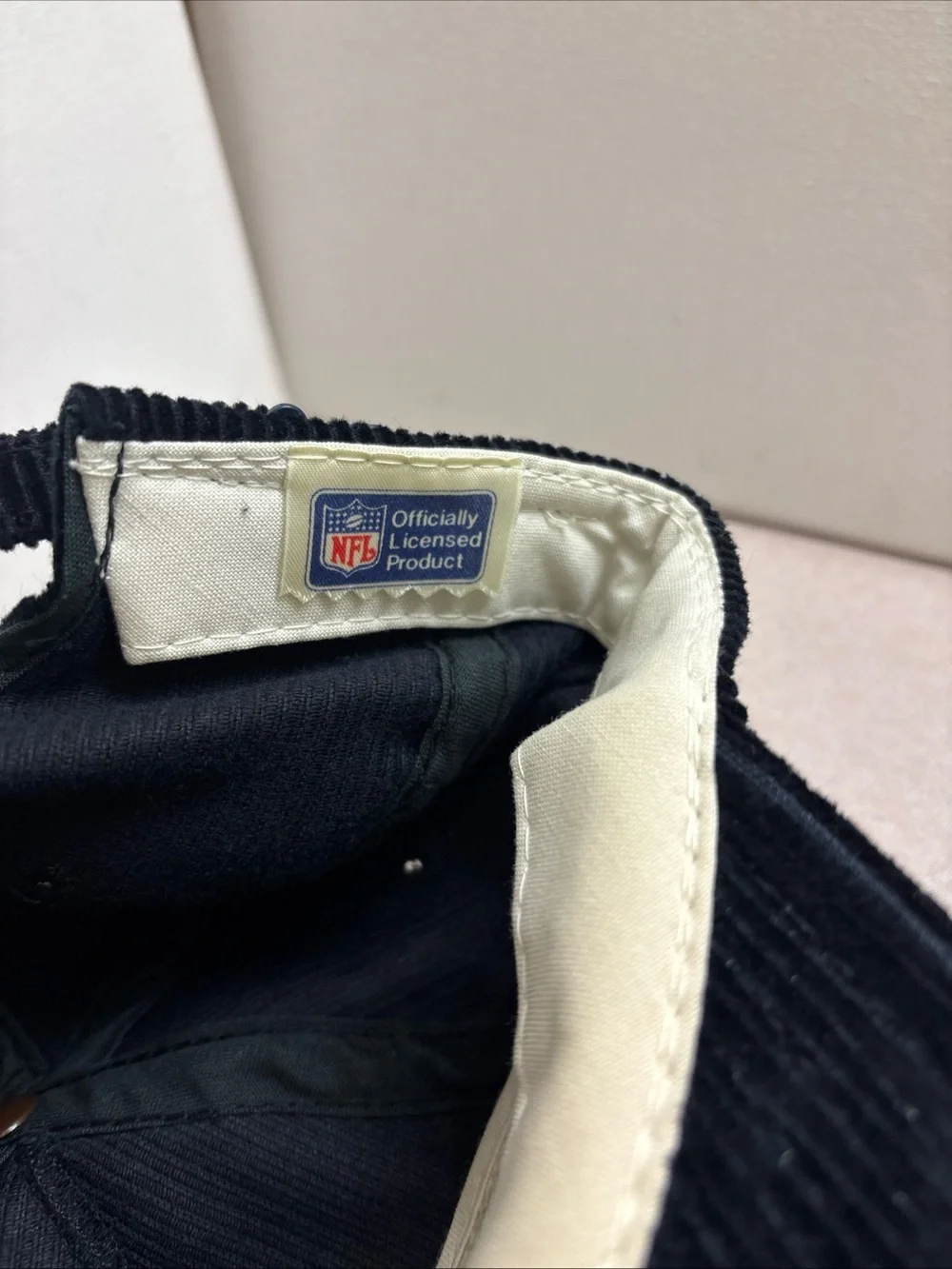Vintage Los Angeles Raiders Sports Specialties The Cord Corduroy Strapback Hat